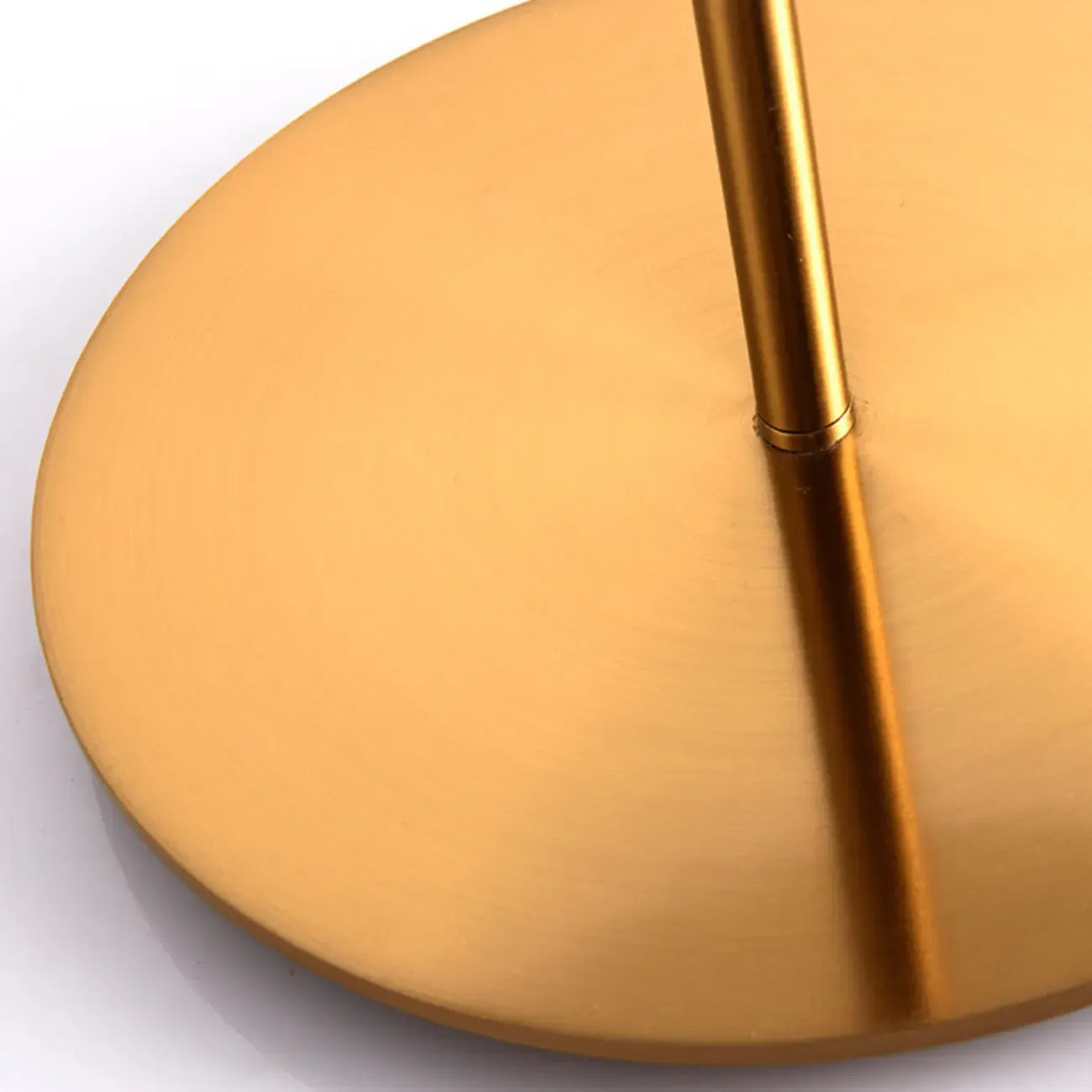 Simplistic Dome Shade Gold Table Lamp for Residential