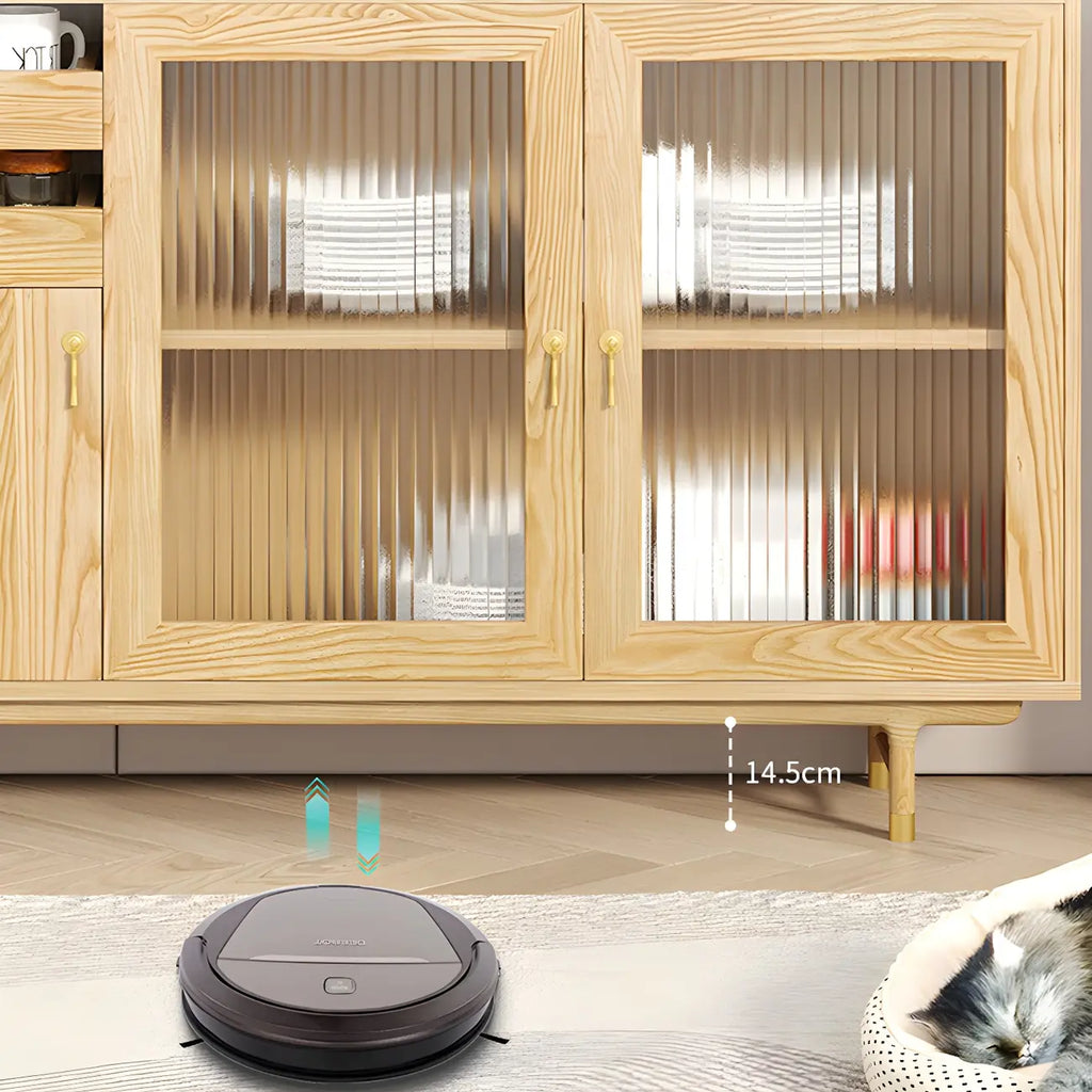 Standard Natural Wood Storage Dining Hutch Cabinet