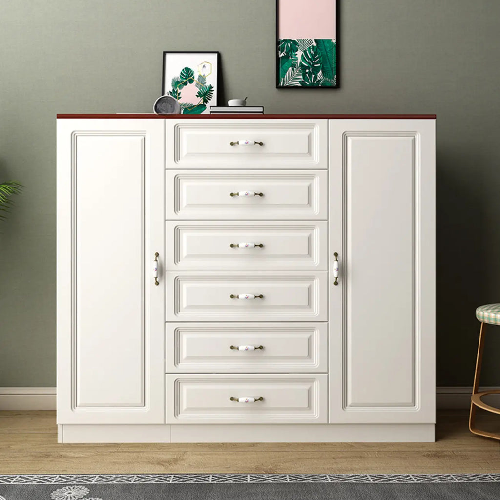 Rectangle Accent Cabinet with Ample Storage for Living Room