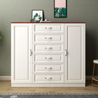 Rectangle Accent Cabinet with Ample Storage for Living Room