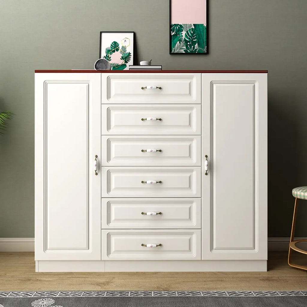 Rectangle Accent Cabinet with Ample Storage for Living Room