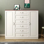 Rectangle Accent Cabinet with Ample Storage for Living Room