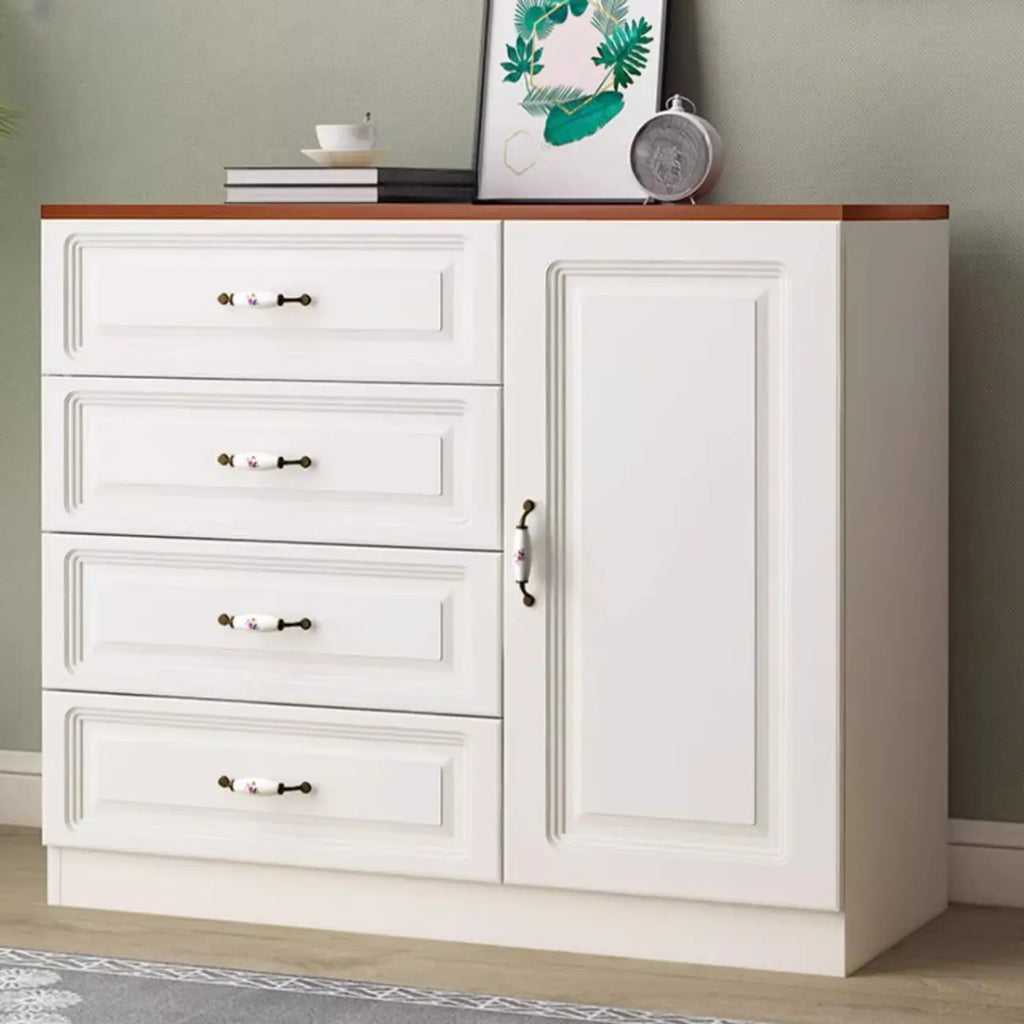 Rectangle Accent Cabinet with Ample Storage for Living Room