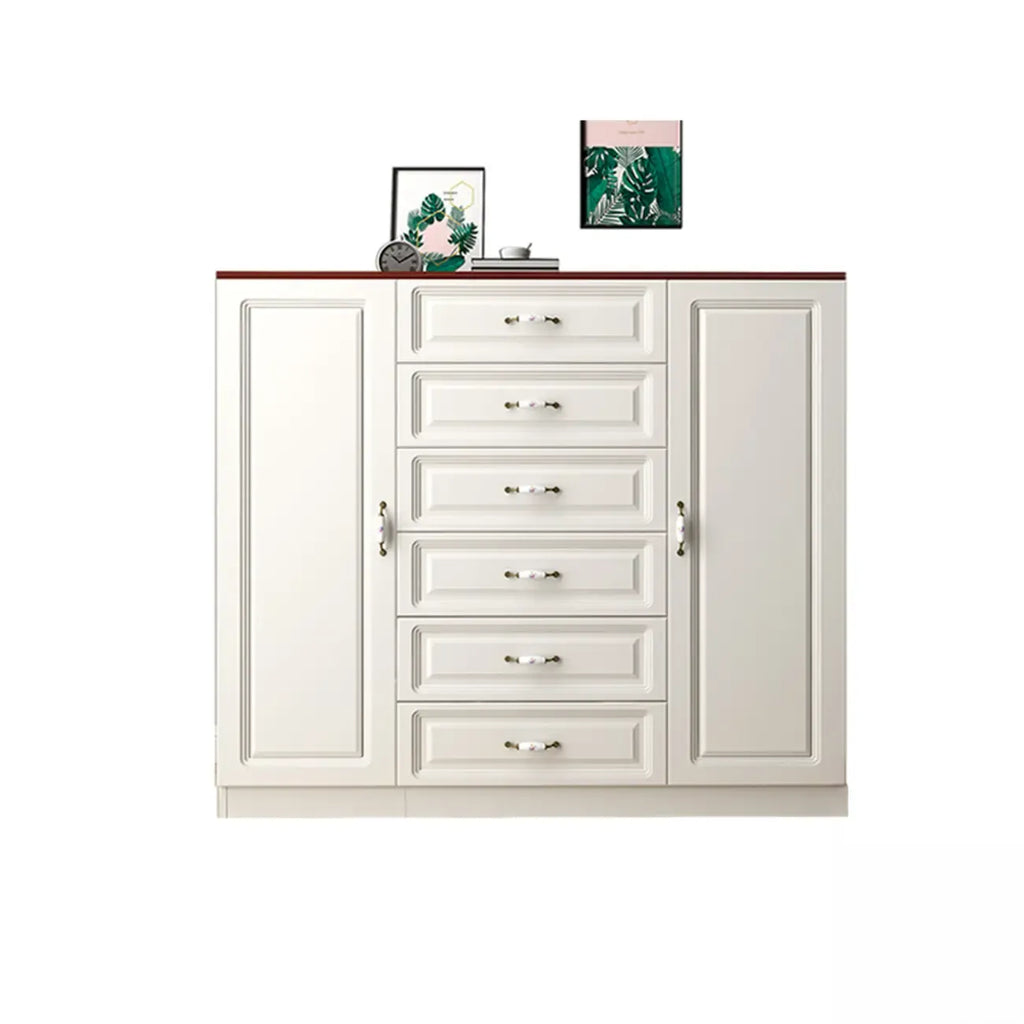 Rectangle Accent Cabinet with Ample Storage for Living Room