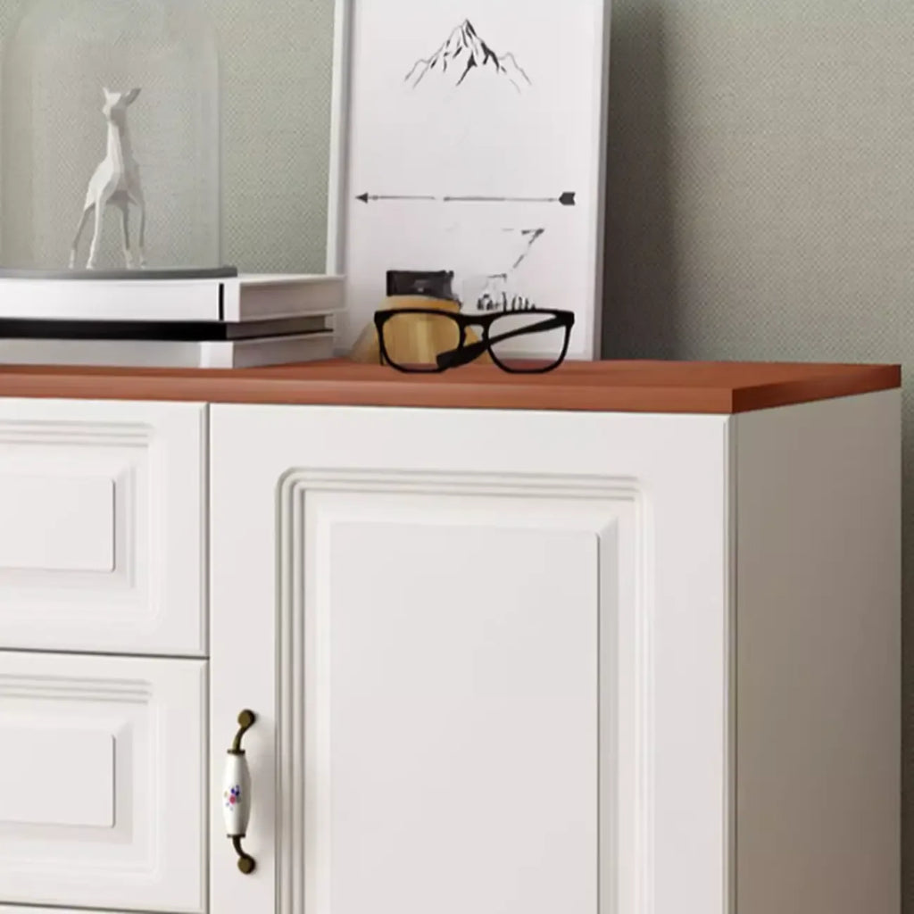Rectangle Accent Cabinet with Ample Storage for Living Room