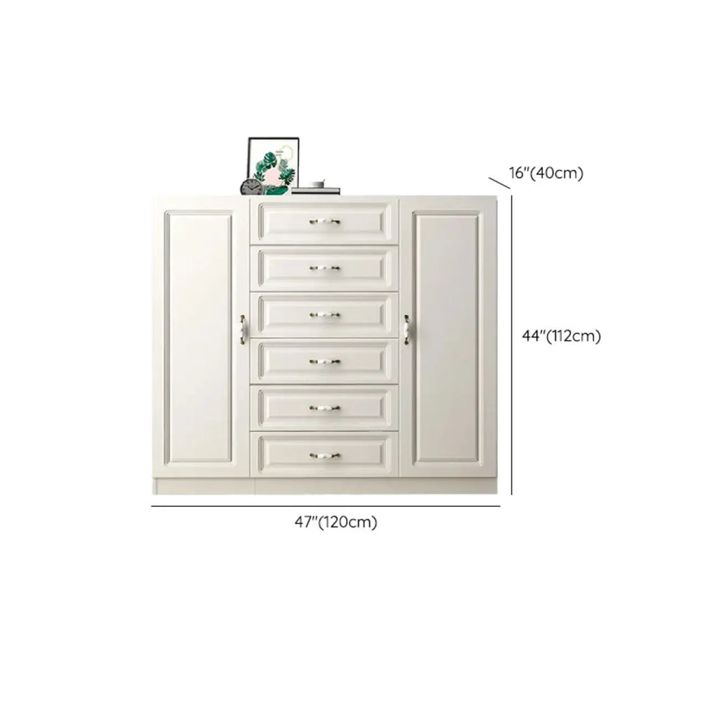 Rectangle Accent Cabinet with Ample Storage for Living Room