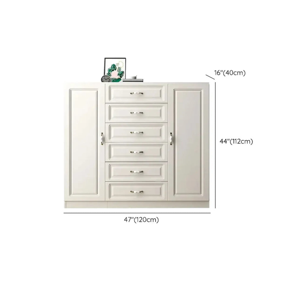 Rectangle Accent Cabinet with Ample Storage for Living Room