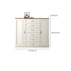 Rectangle Accent Cabinet with Ample Storage for Living Room