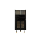 3 Legs Retro Wooden Kitchen Cabinet for Living Room Decor