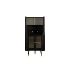 3 Legs Retro Wooden Kitchen Cabinet for Living Room Decor