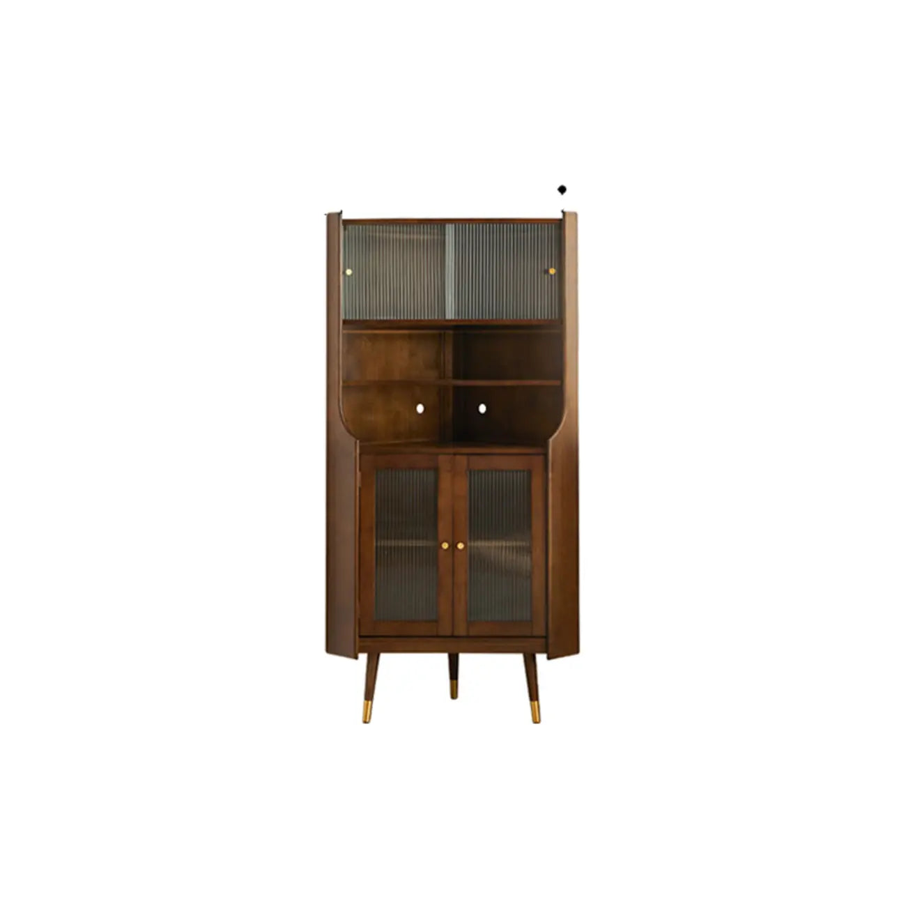 3 Legs Retro Wooden Kitchen Cabinet for Living Room Decor