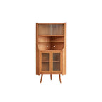 3 Legs Retro Wooden Kitchen Cabinet for Living Room Decor