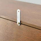 3 Legs Retro Wooden Kitchen Cabinet for Living Room Decor