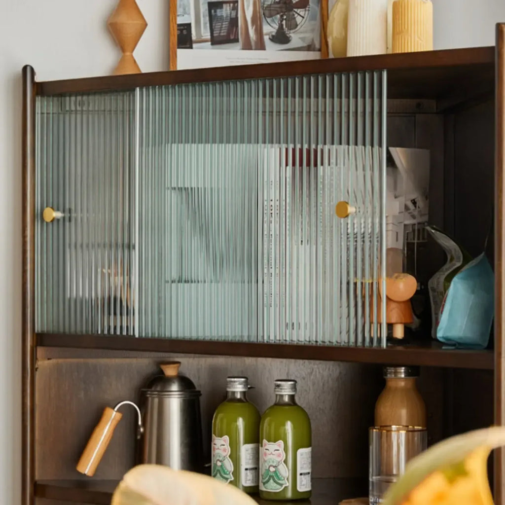 3 Legs Retro Wooden Kitchen Cabinet for Living Room Decor