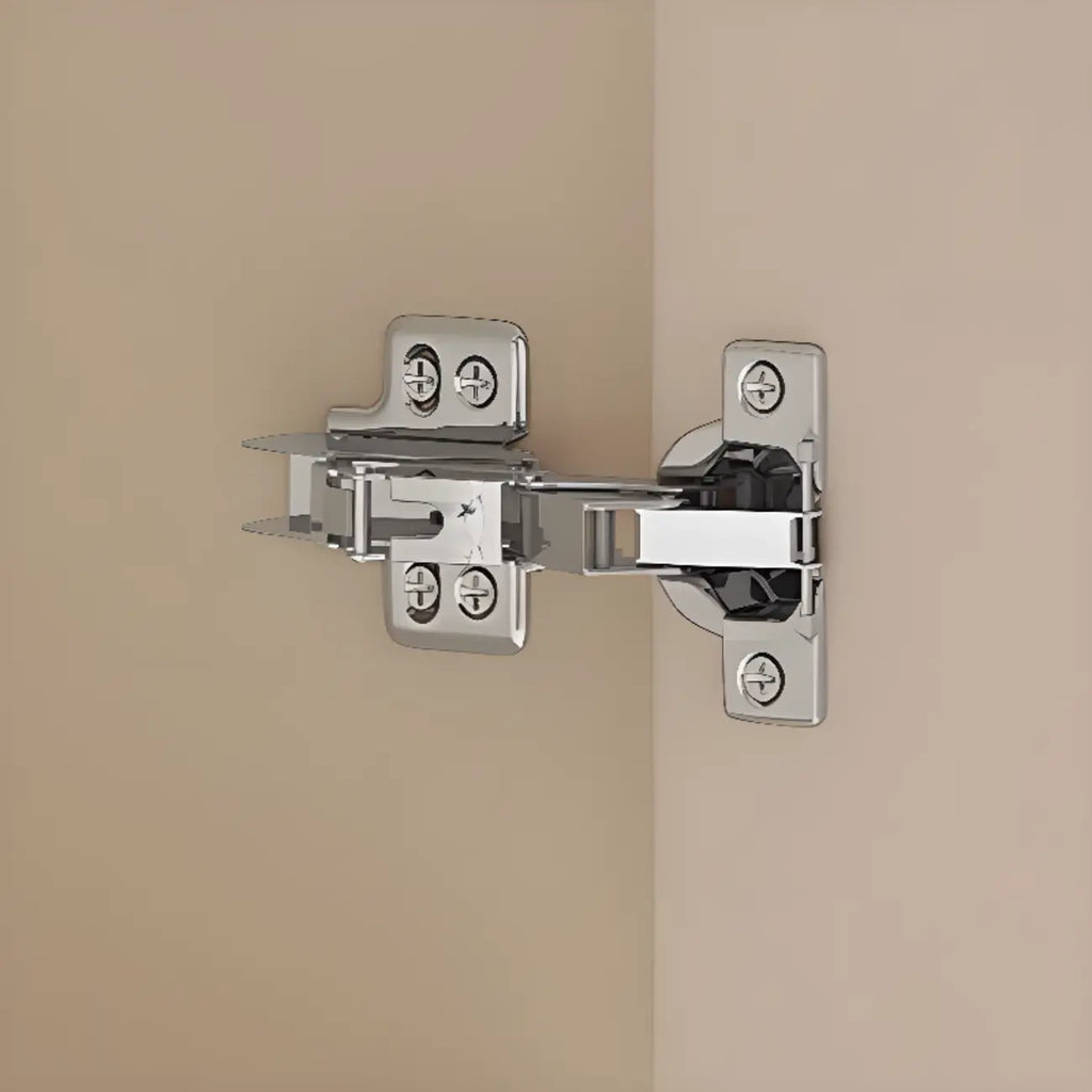 Minimalist wooden White Accent Cabinet with Straight Legs