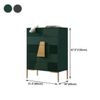 Elegant Wooden Sideboard with Drawers in Green/Grey
