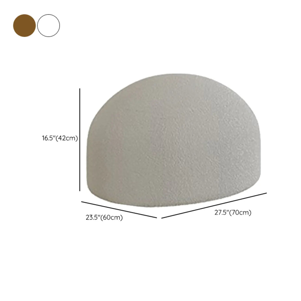 Upholstered Rocking Chair in Whale Shaped with Ottoman