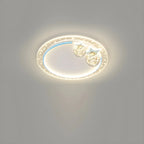 Dimmable Star LED Flush Ceiling Light for Kids Bedroom Decor