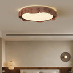 Circle Dimmable 2-Light Flush Mount Ceiling Light Fixture