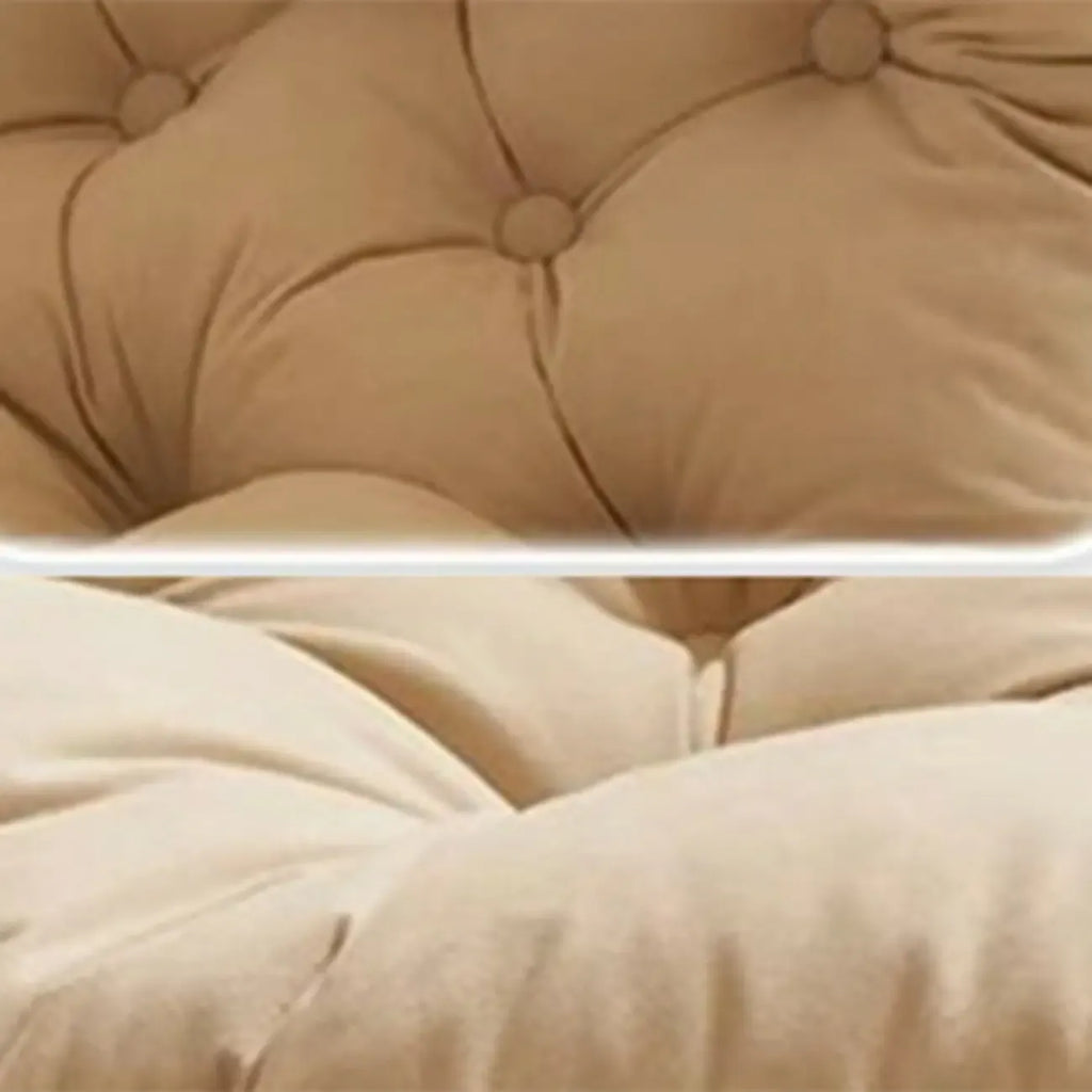 Comfortable Wide Seat Flannel Rocking Chair for Indoor