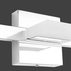 Minimalist Silver 3-Light Stainless Steel Vanity Light for Bathroom