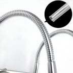 Modern Silver LED Vanity Light with Crystal for Bathroom Mirror