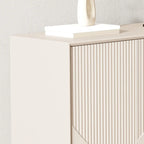 Modern Wooden Buffet Table with Kitchen Appliance Storage