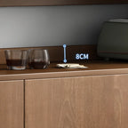 Modern Wooden Sideboard with Cabinets & Shelves
