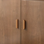 Modern Wooden Sideboard with Cabinets & Shelves