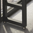 Industrial Solid Wood Bar Set with Metal Legs