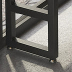 Industrial Solid Wood Bar Set with Metal Legs
