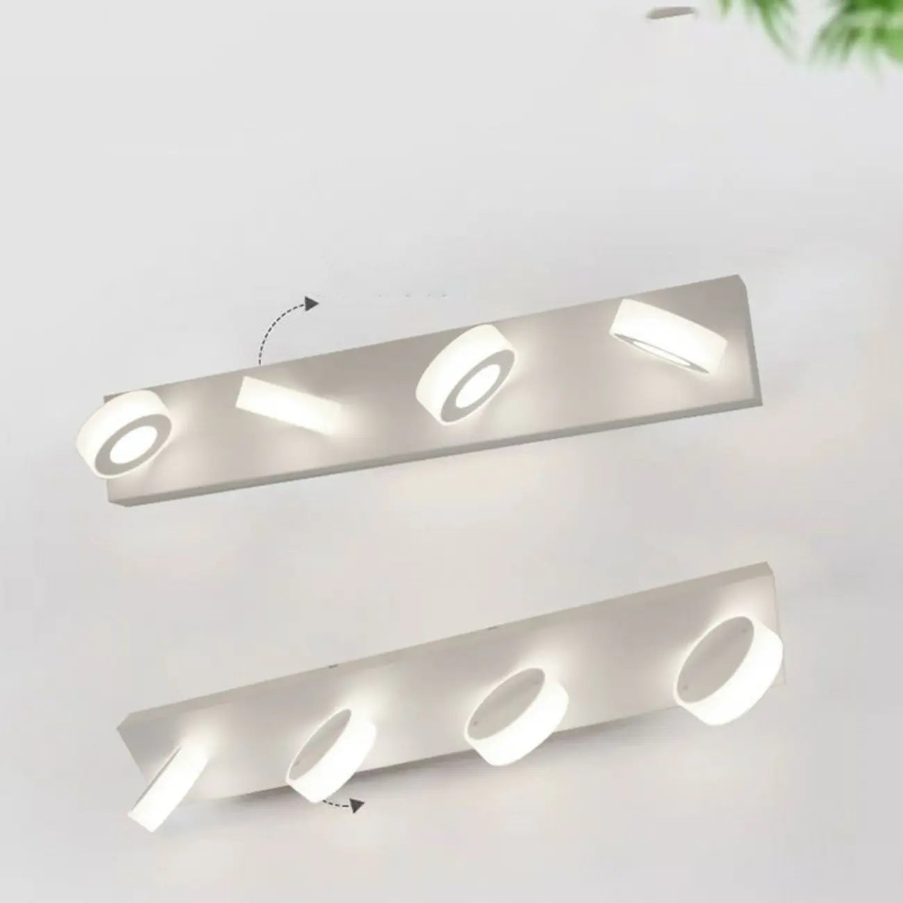 Modern LED Bathroom Vanity Light with Geometric design