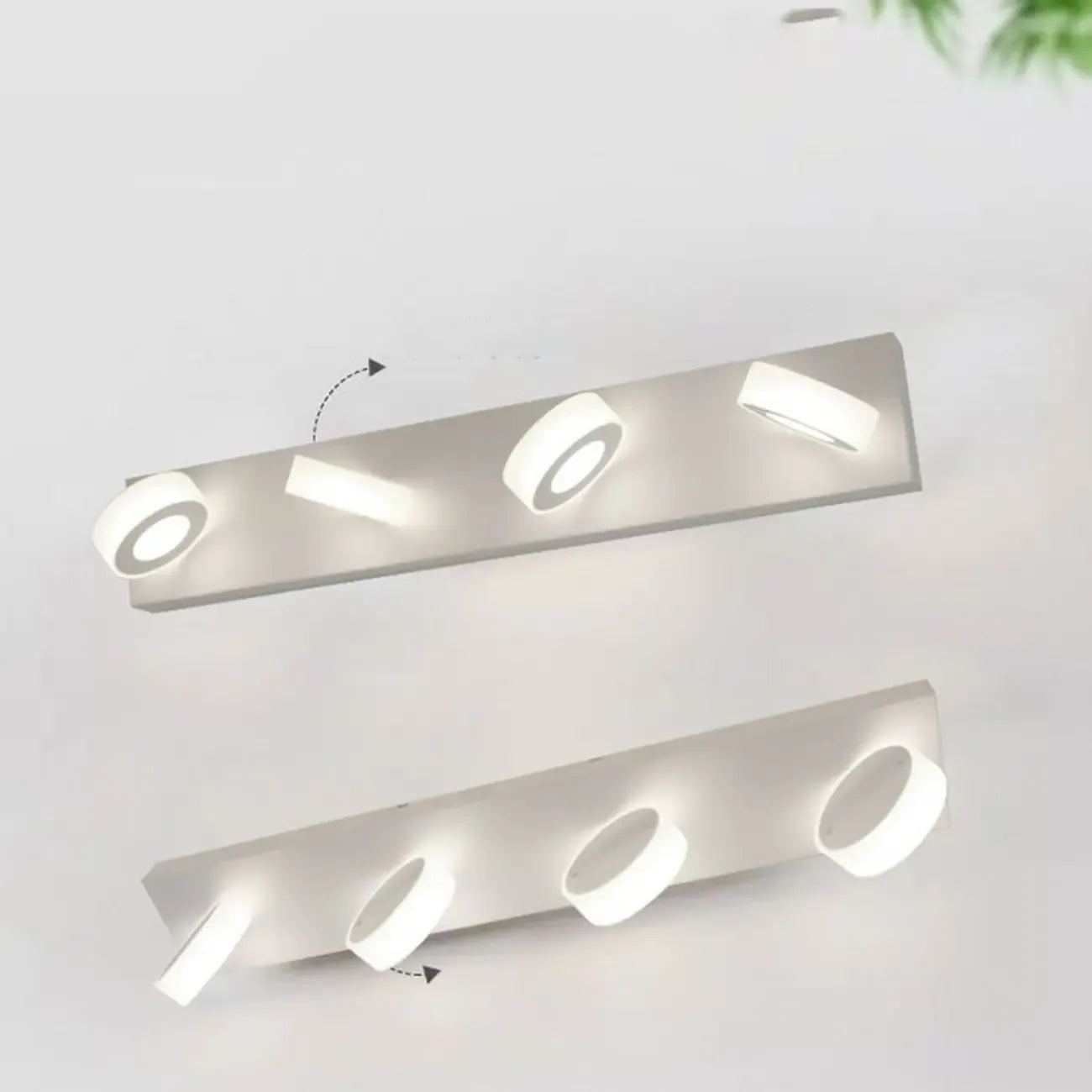 Modern LED Bathroom Vanity Light with Geometric design