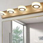 Modern LED Bathroom Vanity Light with Geometric design