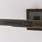 2-Light Modern Black Linear Vanity Light for Bathroom Wall