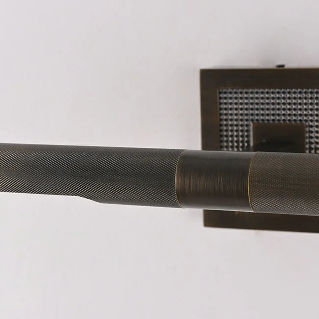 2-Light Modern Black Linear Vanity Light for Bathroom Wall