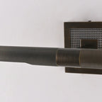 2-Light Modern Black Linear Vanity Light for Bathroom Wall