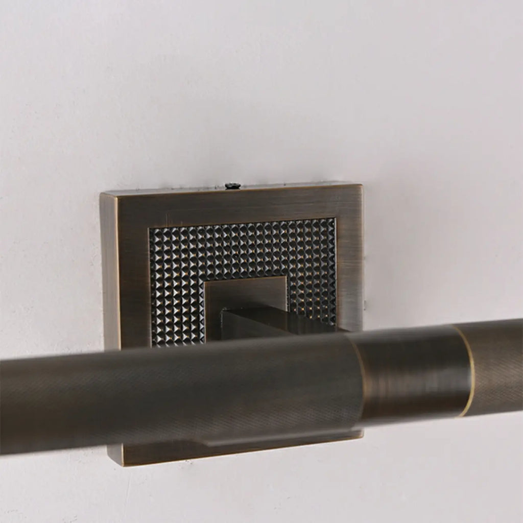 2-Light Modern Black Linear Vanity Light for Bathroom Wall