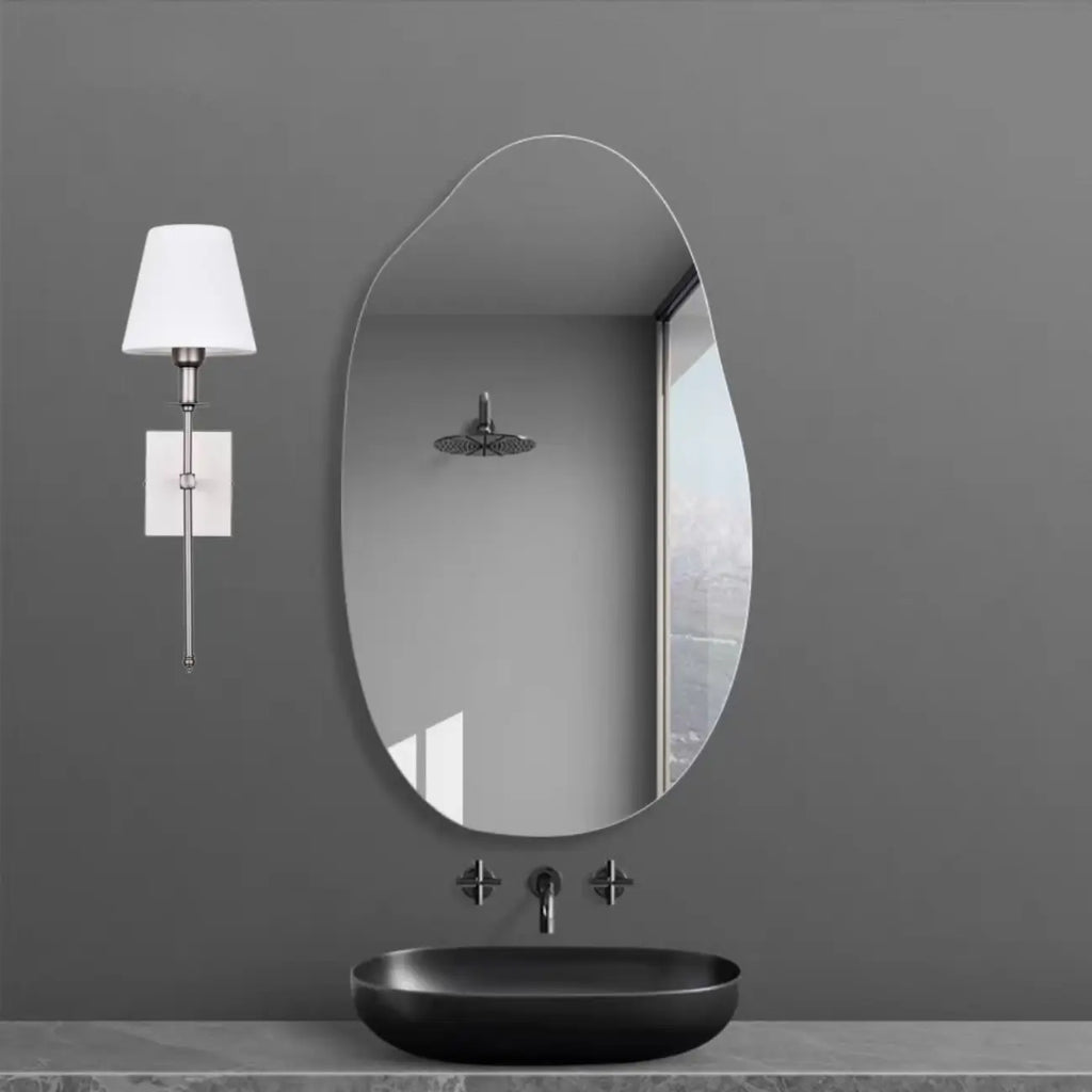 Modern Fabric LED Bath Vanity Light with Wall Mount Design