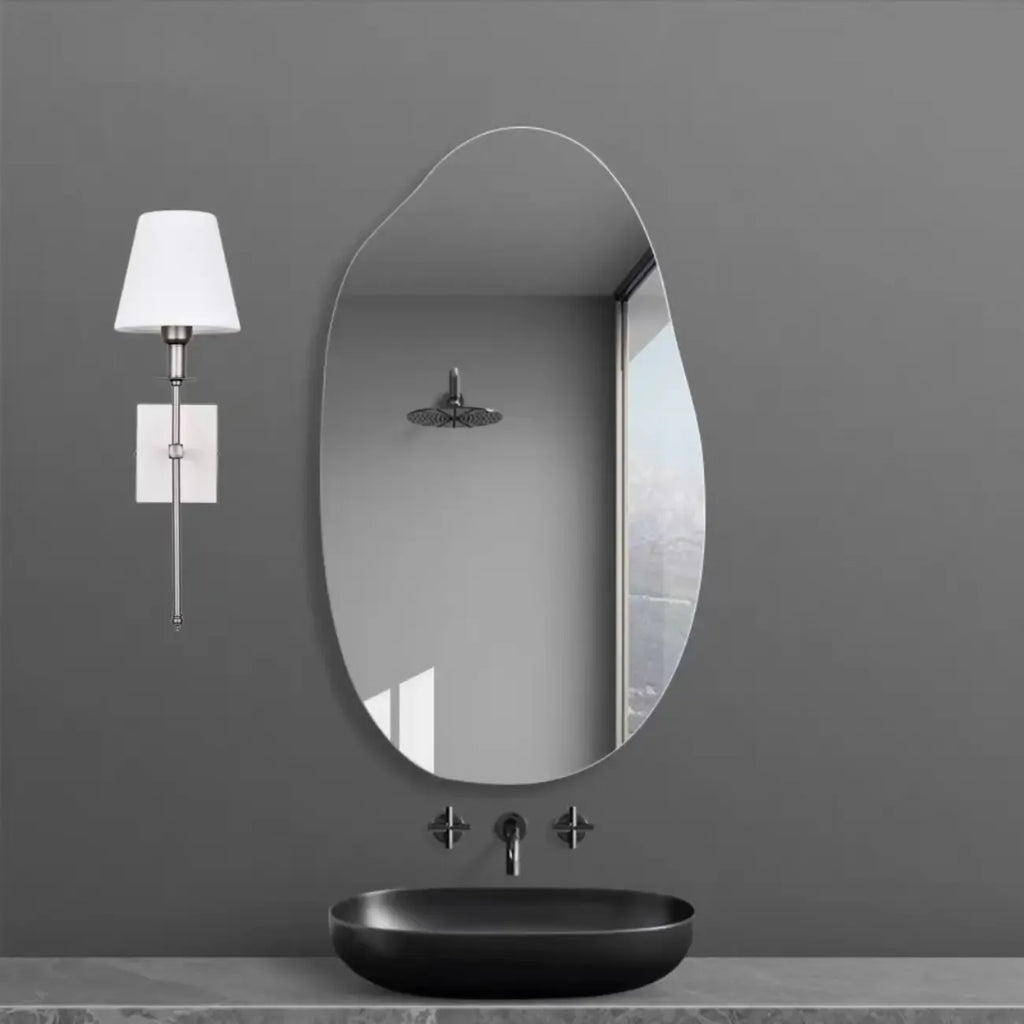 Modern Fabric LED Bath Vanity Light with Wall Mount Design