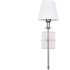 Modern Fabric LED Bath Vanity Light with Wall Mount Design