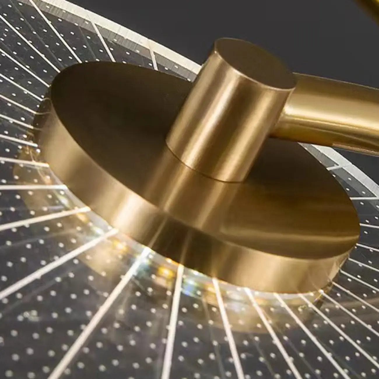 Luxury Leaf-Shaped Semi Flush LED Ceiling Light for Bedroom