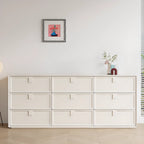Modern White Bedroom Accent Cabinet with Multi-Size Options