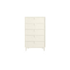 Modern White Bedroom Accent Cabinet with Multi-Size Options