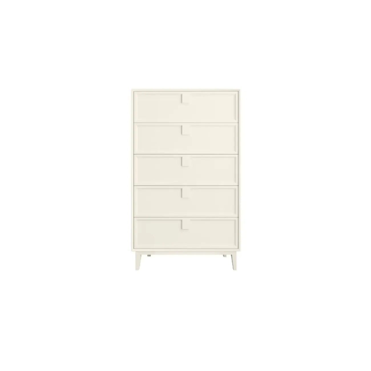 Modern White Bedroom Accent Cabinet with Multi-Size Options
