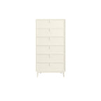 Modern White Bedroom Accent Cabinet with Multi-Size Options