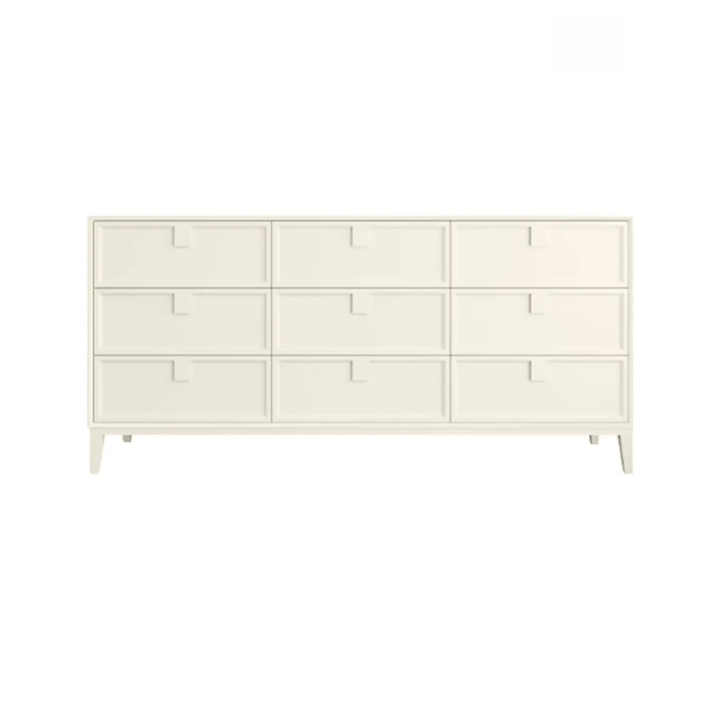 Modern White Bedroom Accent Cabinet with Multi-Size Options