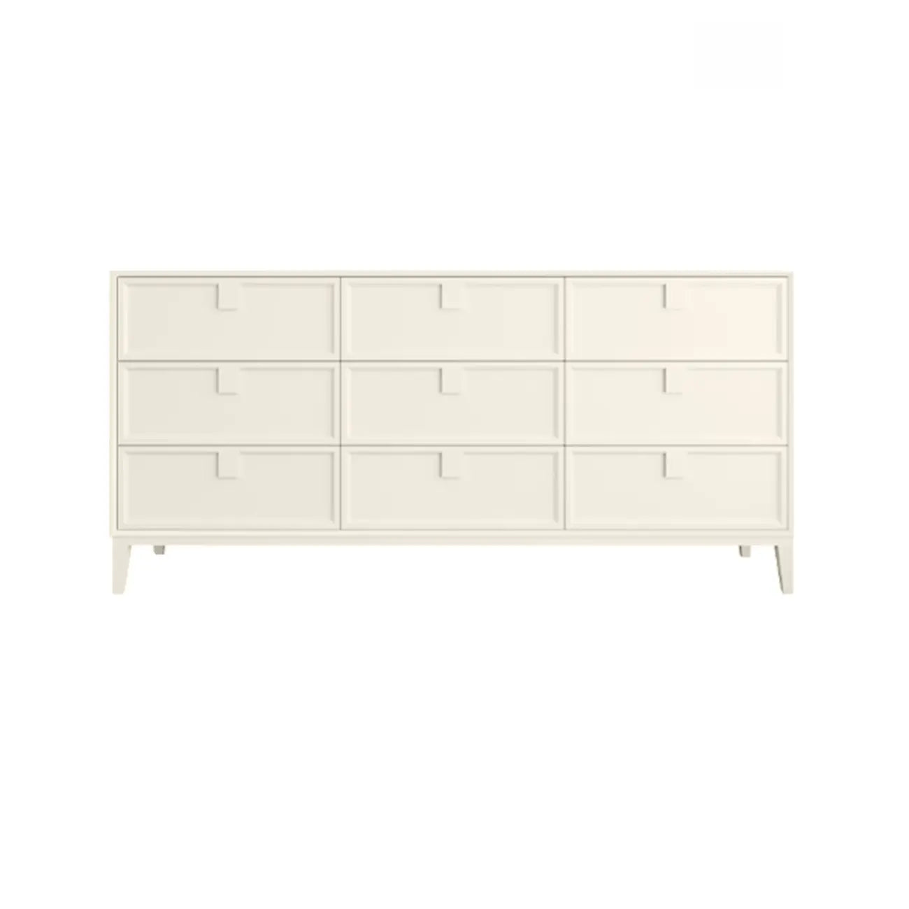 Modern White Bedroom Accent Cabinet with Multi-Size Options