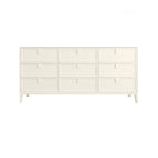 Modern White Bedroom Accent Cabinet with Multi-Size Options