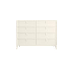 Modern White Bedroom Accent Cabinet with Multi-Size Options